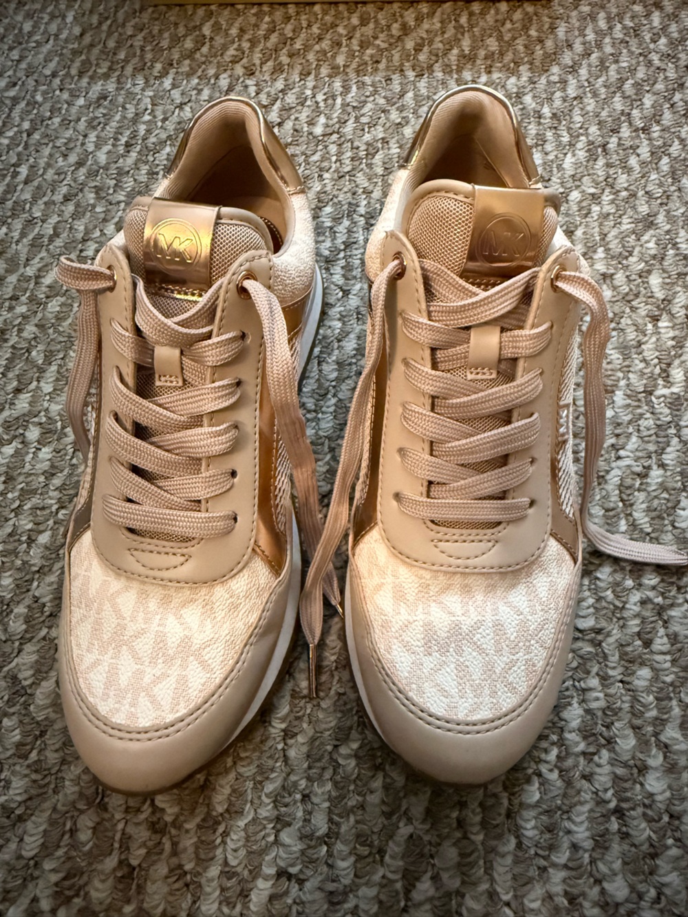 Michael Kors Women's Blush Metallic Runner Sneakers